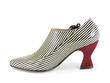 Darla Striped Buckled leather heel: Profile inside