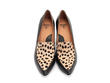 Davis Black & Cheetah Print Classy Loafer Heels