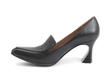 Davis Black Weave Classy Loafer Heels: Profile inside