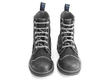 Derby Swirl (6 Eye) Black Classic Derby Boots: Front