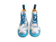 Derby Swirl (6 Eye) Tie Dye/Blue Classic Derby Boots: Front