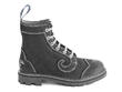 Derby Swirl (6 Oeillets) Noir Classic Derby Boots: Profile outside