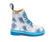 Derby Swirl (6 Oeillets) Tie Dye/Bleu Classic Derby Boots: Profile outside