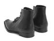 Dinah Black Open lace-up ankle boot: Back