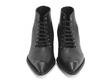 Dinah Black Open lace-up ankle boot: Front