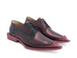 Dio: Men’s Red Devil tail dress shoe: Quarter view