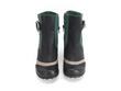 Dove Green/Black Rose buckled boot: Front