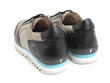 Easton Grey Shiny lace-up sneaker: Back