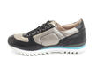 Easton Grey Shiny lace-up sneaker: Profile inside