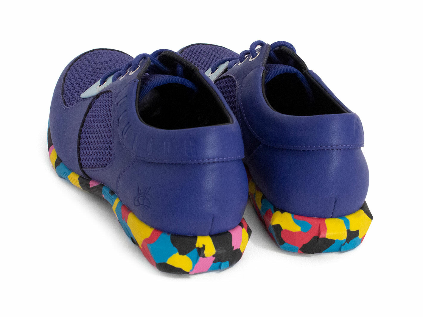 Eclipse Bleu Chaussure de sport végane: Back