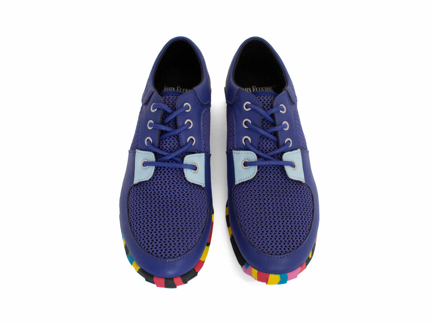 Eclipse Blue Vegan Sneakers: Front