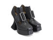 Elektra Black Platform t-strap heel: Quarter view