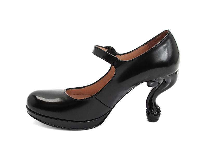 Elizabeth Black Mary Jane Heels