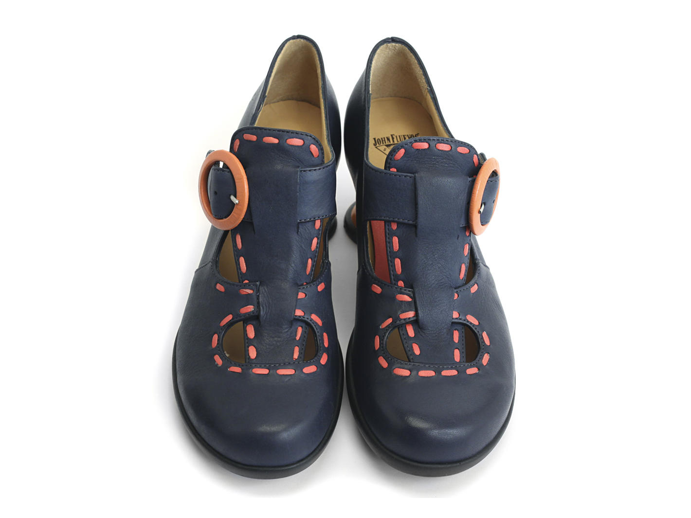 Enthusiast Marine & orange Talon salomé vintage: Front