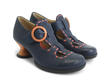 Enthusiast Marine & orange Talon salomé vintage: Quarter view