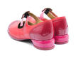 Esser Red/Pink Flat Mary Janes with a Buckle: Back