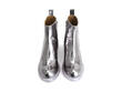 Etta Argent Bottillon en cuir: Front