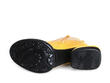 Etta Yellow Leather Ankle Boots: Sole