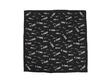 F-This Bandana Scarf Black/White Wool and silk headscarf