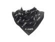 F-This Bandana Scarf Black/White Wool and silk headscarf