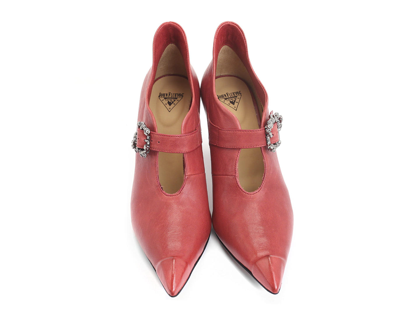 Fantine Red Contoured mary jane: Front