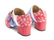 Felicity Red Floral Vintage-inspired mary jane: Back