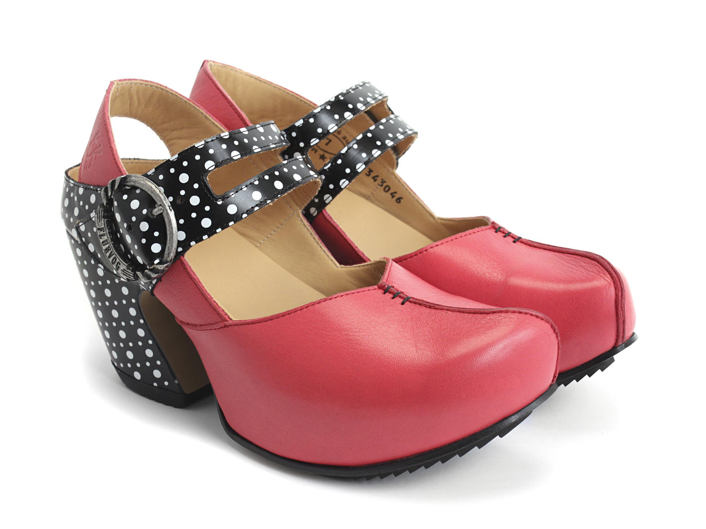 Find Petit fruit & pois PLATFORM MARY JANE HEEL: Quarter view