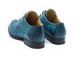 Florence Bleu Chaussure lacée avec ruban sur mesure: Sole