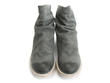 Foster Grey Slouchy flat ankle boot: Front