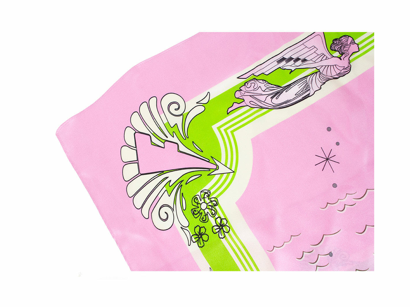 Foulard Truth Island Rose Grand foulard en soie