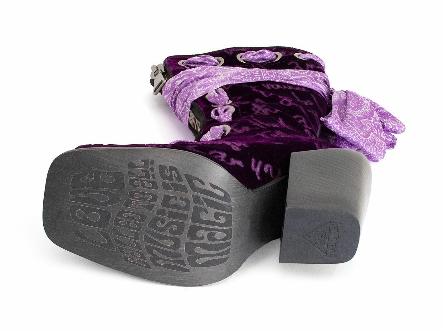 Foxey Lady Violet Fluevog x Jimi Hendrix: Sole