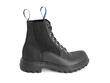 Friday Black Everyday Lace-Up Chelsea Boots: Profile outside