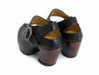 Generator Black Platform Slingback Heels: Back