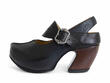 Generator Black Platform Slingback Heels: Profile outside