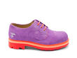 Gibson Swirl Orchid Lace-Up Derby Shoes: Profile outside