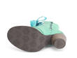 Gladstone Teal Mid-Calf Lace-Up Boots: Sole