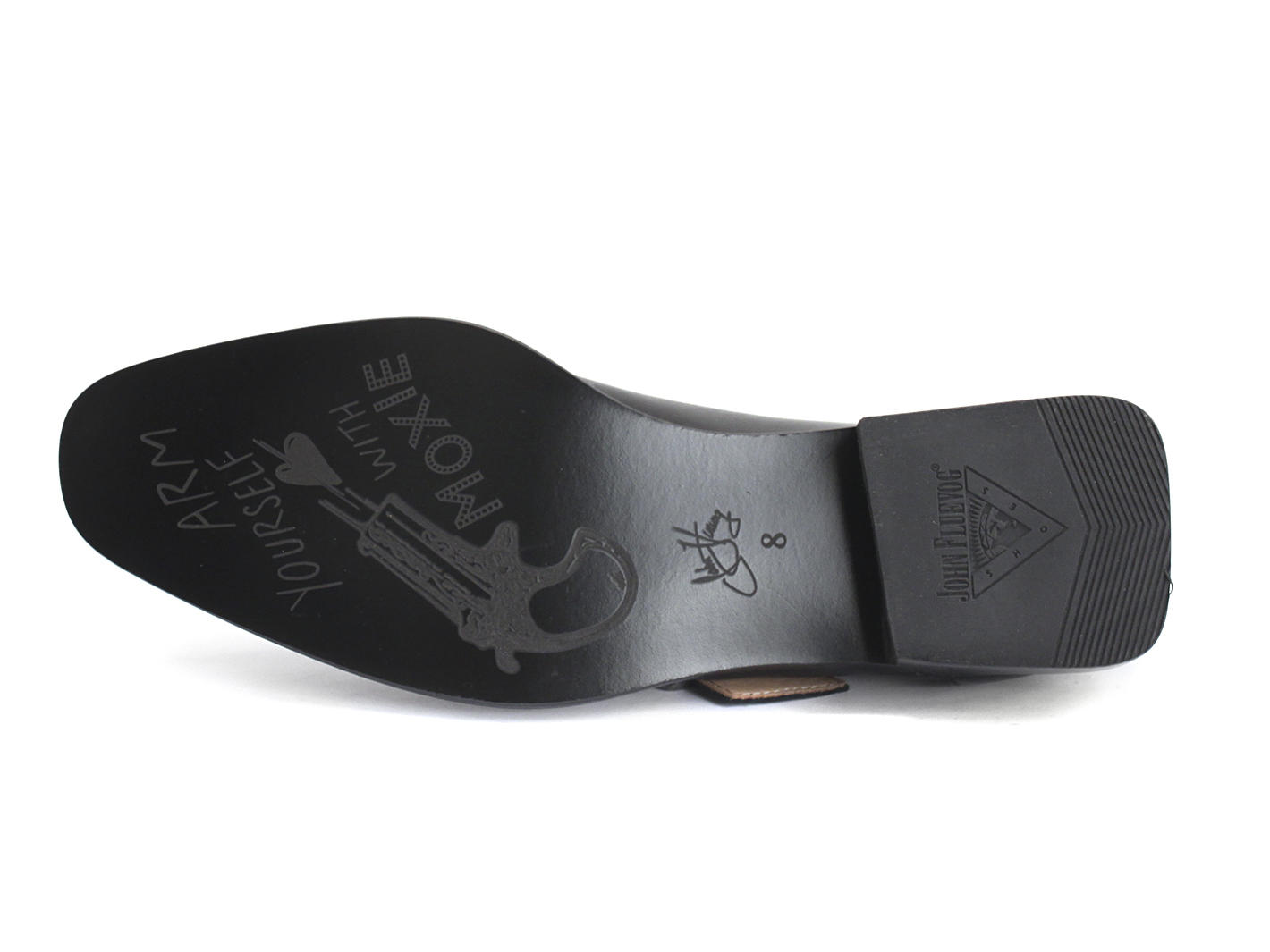 Glock Noir Charles IX à rivets: Sole