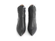 Gogo Black Ankle boot with trim: Front