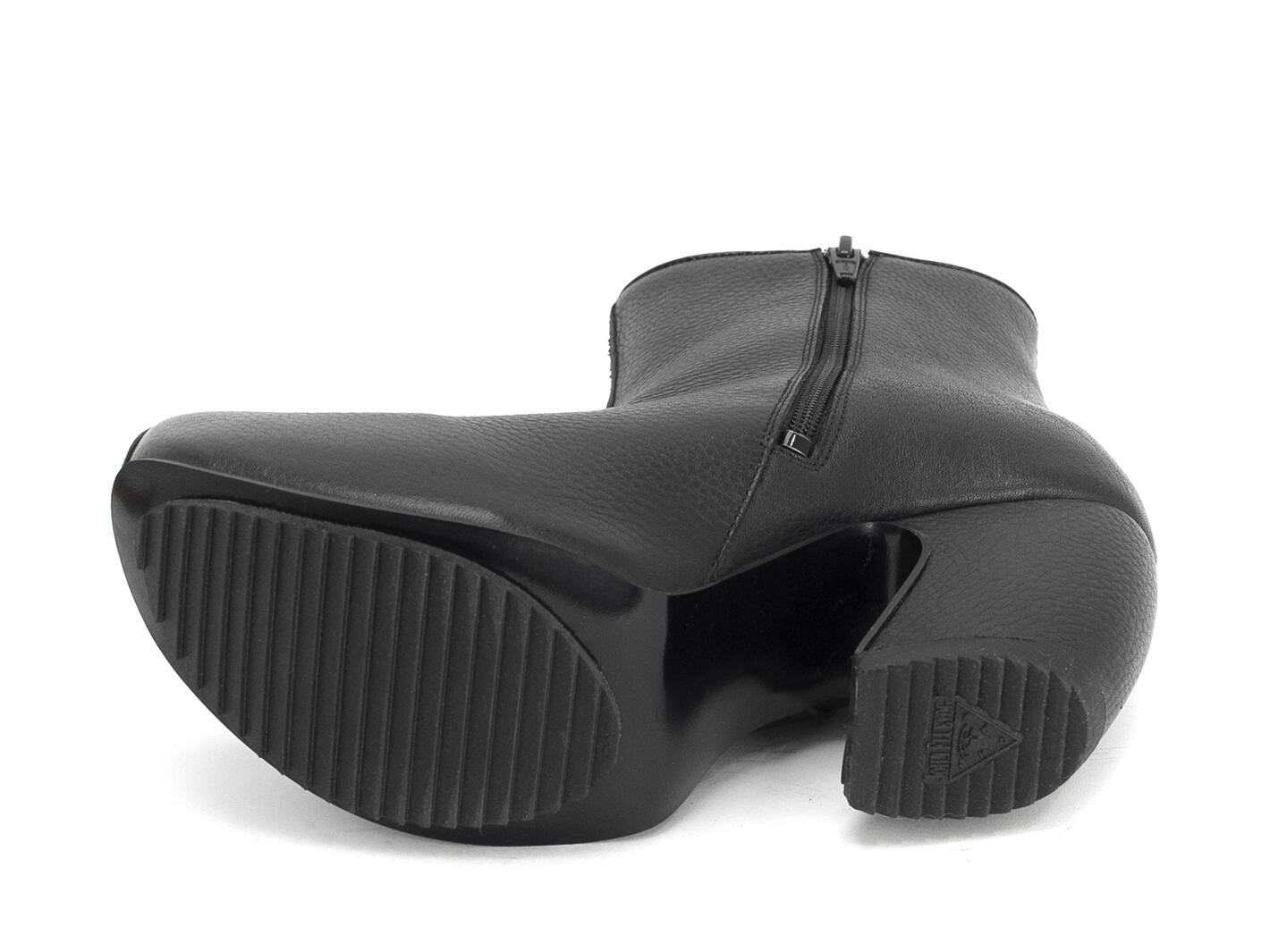 GPS Black Platform Ankle Boots: Sole