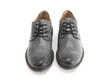 Grant Noir délavé Richelieu de cuir décontracté: Front