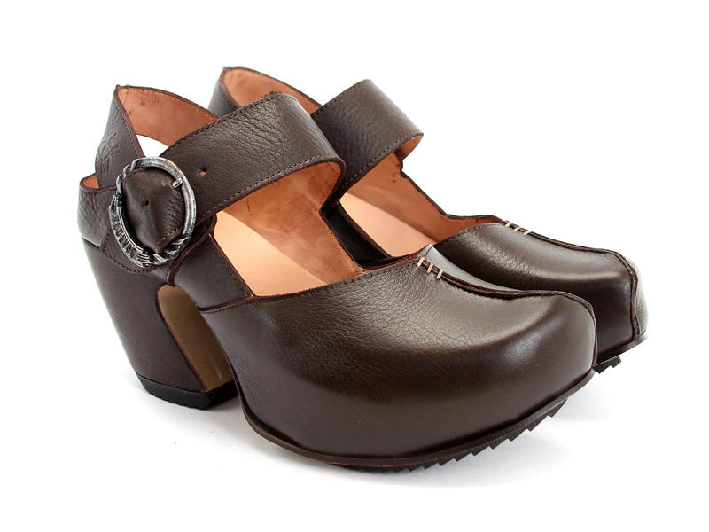 Guide Brown Platform Mary Jane Heels