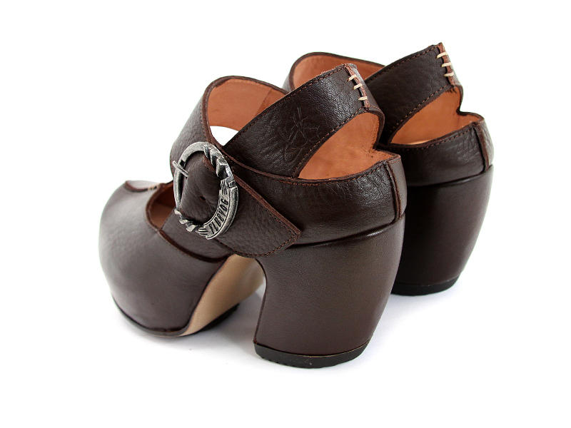 Guide Brown Platform Mary Jane Heels