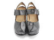 Guide Silver Platform Mary Jane Heels: Front