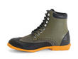 Halos Army Green Vegan Lace-Up Boots: Profile inside