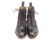 Hartford : Hommes Violet Flat Brogued Dress Boot: Front