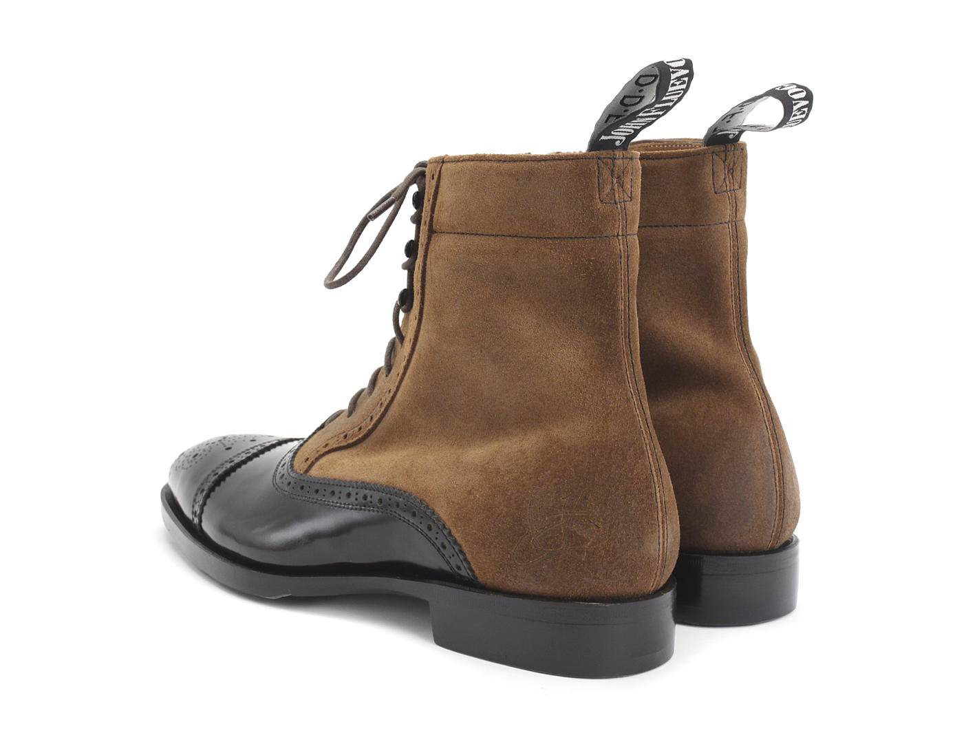 blue dress for baby girl The Flat Head FN-FB-004 Horsehide Logger Boots - Beige main image 0