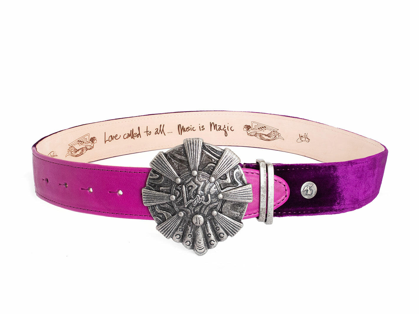 Hendrix Belt Purple Fluevog x Jimi Hendrix