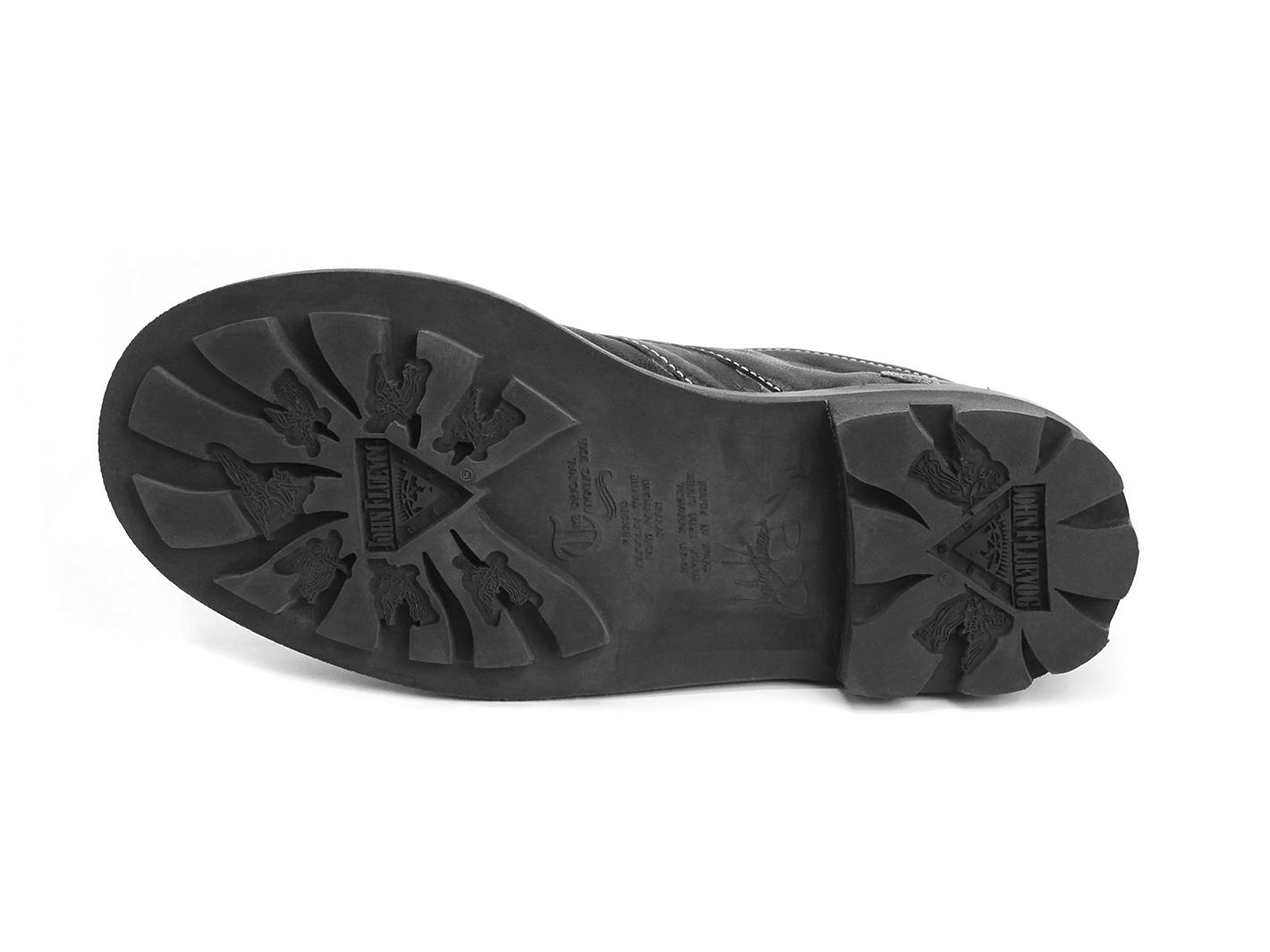 High Point Black Moccasin-stitched chukka: Sole