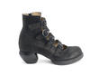 Huysmans Black Strappy ankle boot: Profile outside