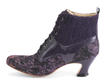 Iguazu Purple Harness lace-up ankle boot: Profile inside